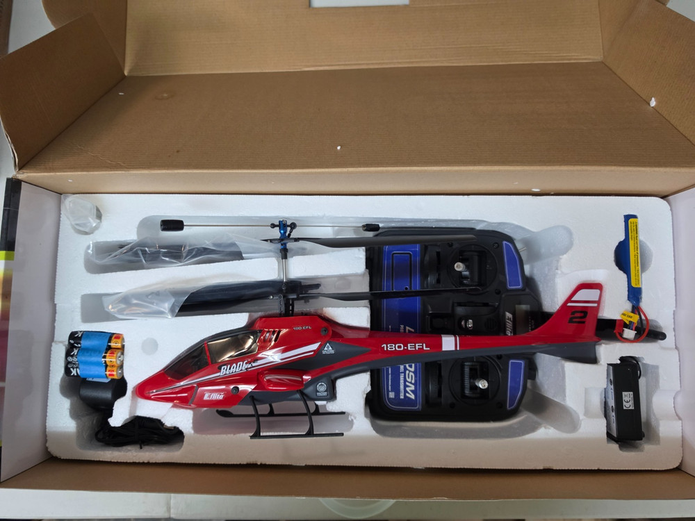 NEW OPEN BOX E-FLITE Blade CX2 R/C Remote Control Heli Helicopter