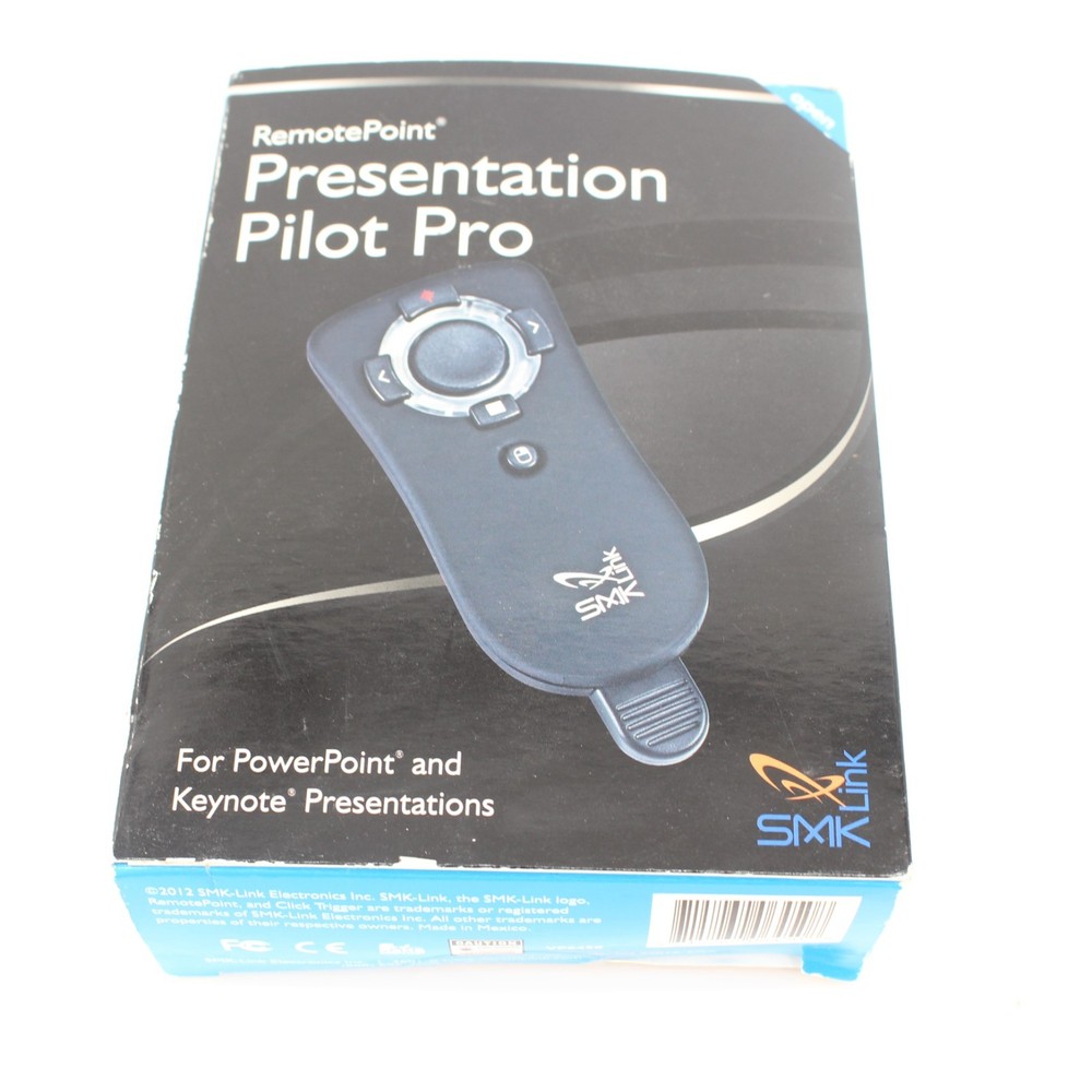 SMK-Link VP6450 Pilot Pro Wireless Powerpoint Presentation Remote + Laser