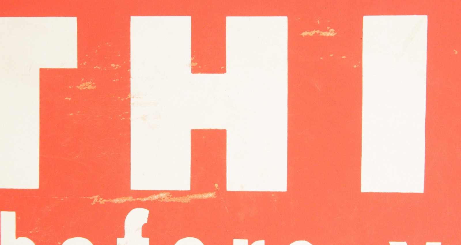 Vintage Original WW2-Vietnam War US Military Poster STAY AWAY FROM HAWKERS 22X14