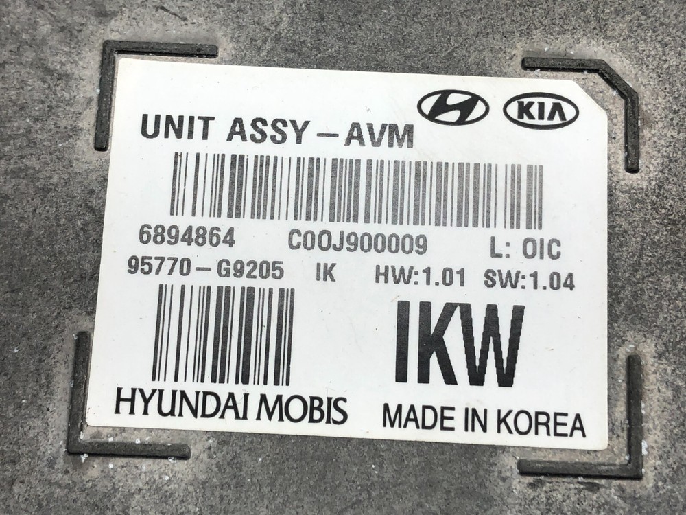 2019-2021 GENESIS G70 CAMERA SYSTEM AVM CONTROL MODULE UNIT ASSEMBLY OEM