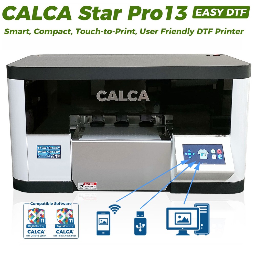 PICKup! 13in DTF Printer Direct to Film Inkjet Printer Arm Linux Embed USB