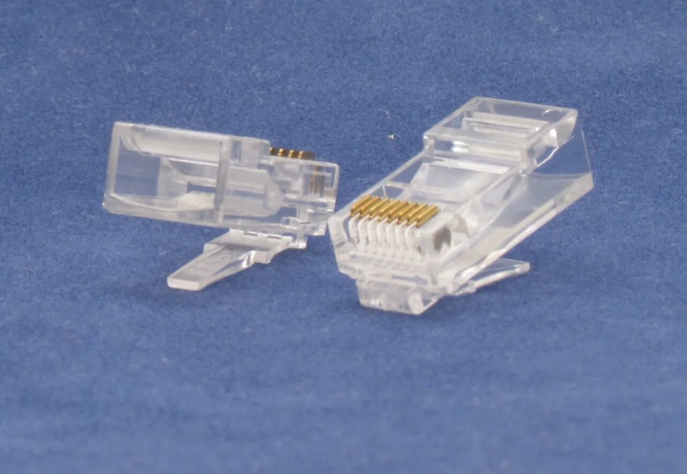 Cable Tester +Crimp Crimper +100 RJ45 CAT5 CAT5e Connector Plug Network Tool Kit