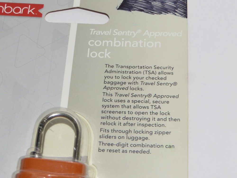 TSA Approved 3-Dial Combination Lock Luggage Lock Embark