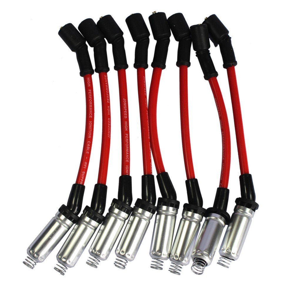 10.2MM High Performance Spark Plug Ignition Wire Kit For 2000-2009 CHEVY GMC