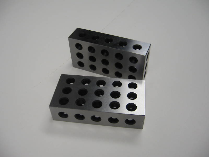 25-50-100mm precision metric block pair Free Ship USA