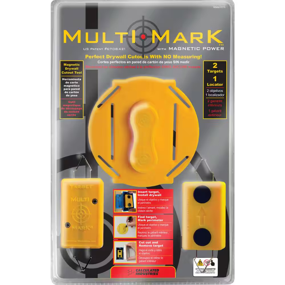 Multi Mark Drywall Electrical Box Locator Tool Kit