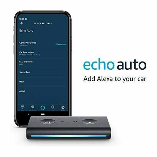 Amazon Echo Auto Smart Assistant Hands Free Speaker with Alexa Black B07VTK654B