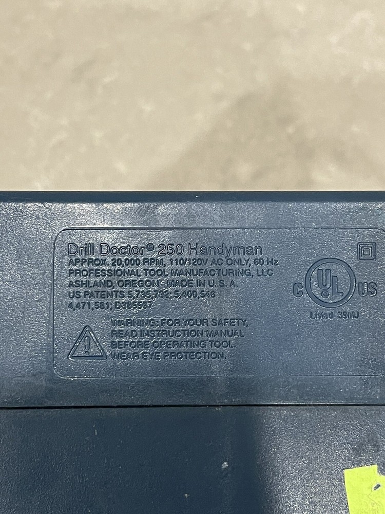 DRILL DOCTOR 250 HANDYMAN DRILL BIT SHARPENER