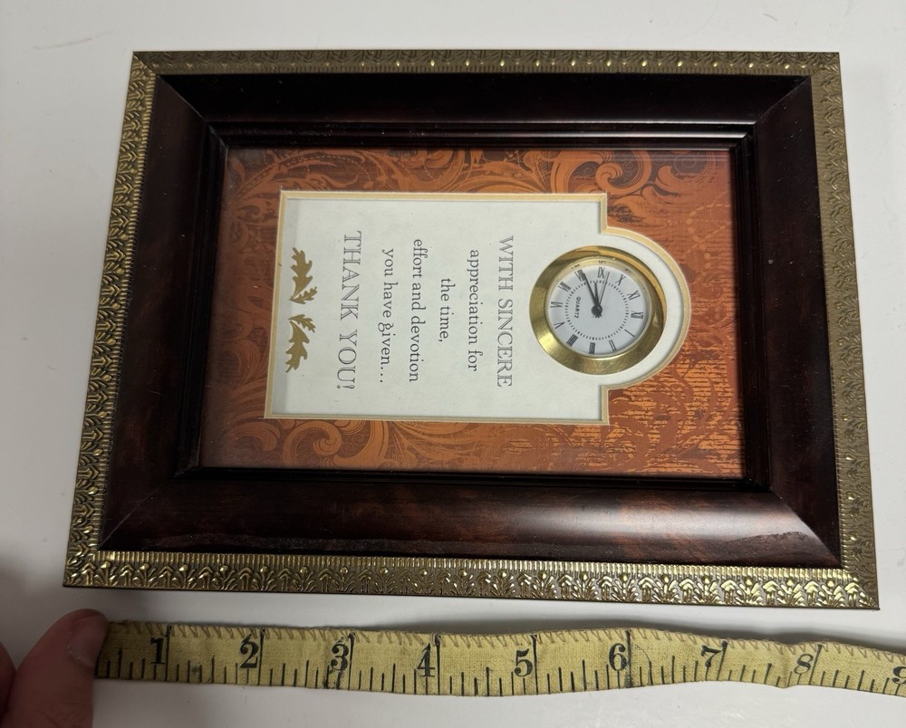 Retirement Clock Picture Frame- Untested