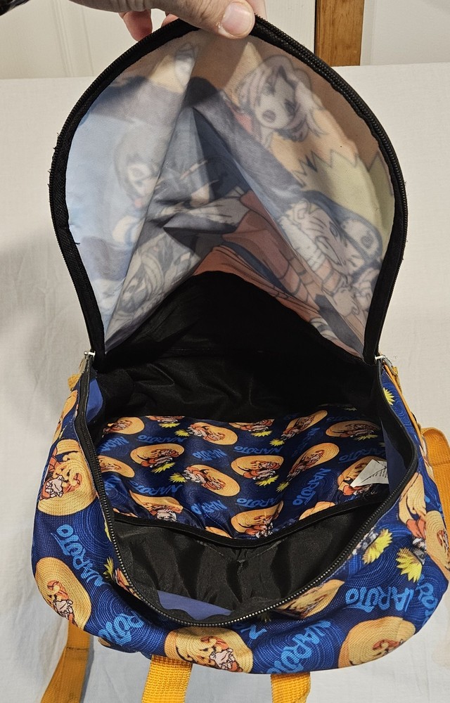 Naruto Bioworld Backpack Orange Blue