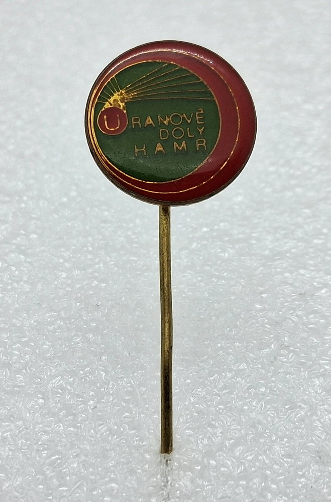 Uranium Mines HAMR Czechoslovakia Mining Pin