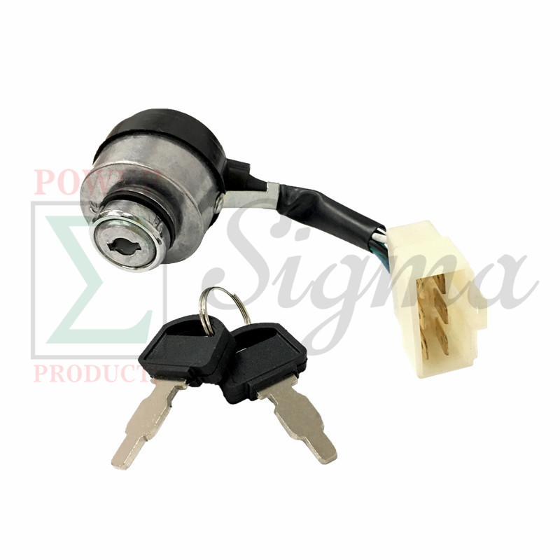 Ignition Key Switch Fits Multi-Power MP5500DF MP6000E MP7000E MP7500E Generator