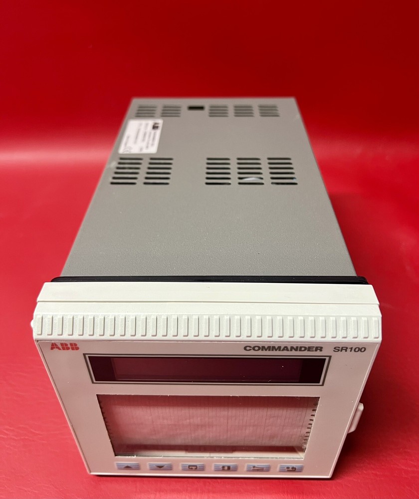 ABB Commander SR100 Strip Chart Recorder, Temperature Process Recorder, SR106A