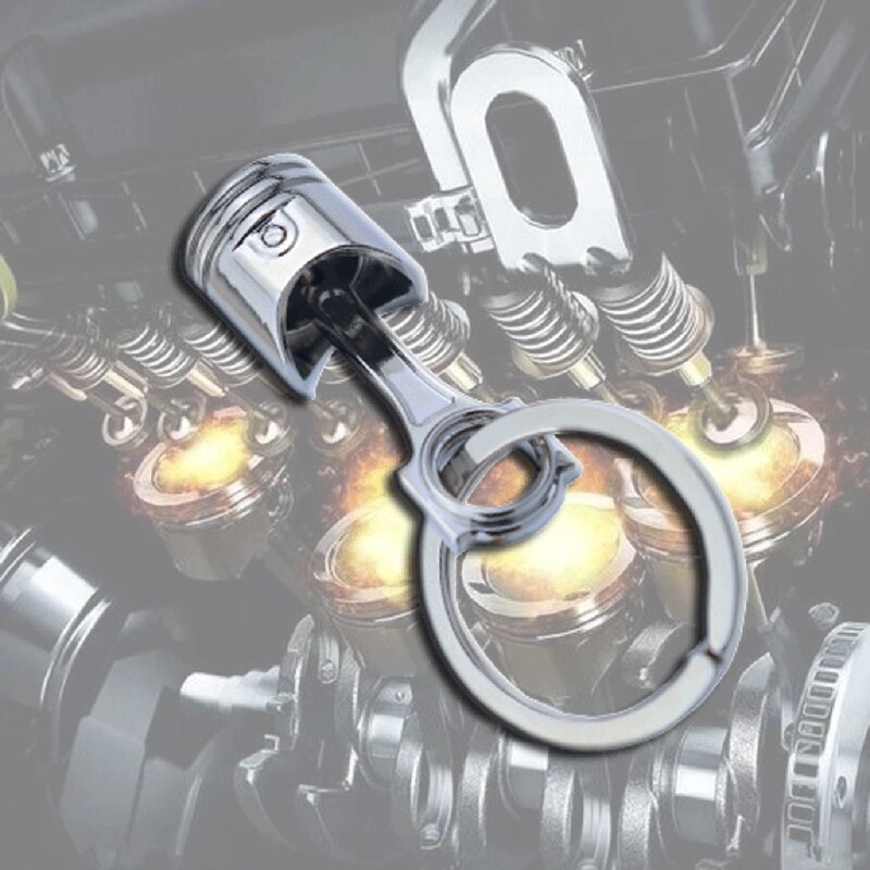 Personalized Car Engine Keychain Pendant Car Modification for Creative Gi