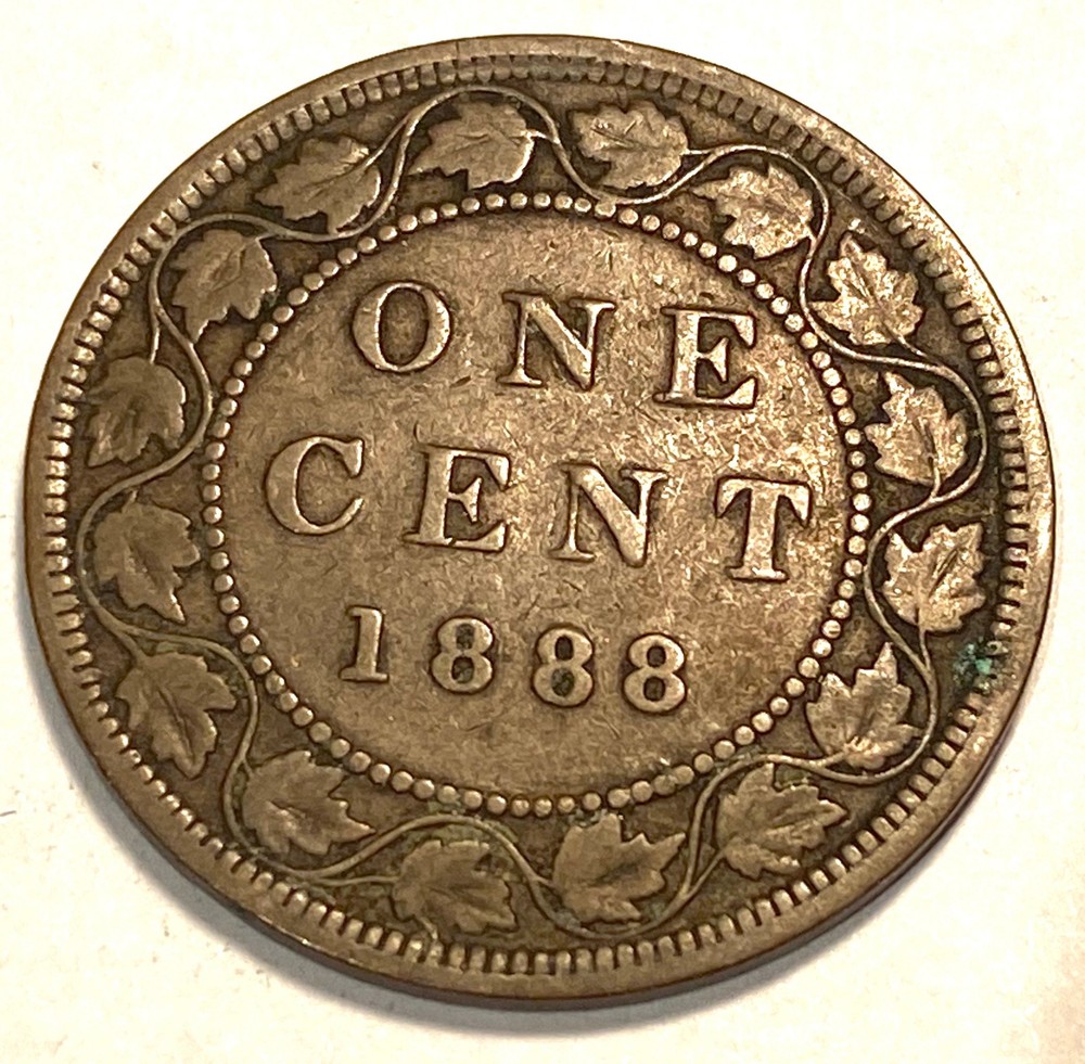 1888 Canada Large Cent Higher Grade #8