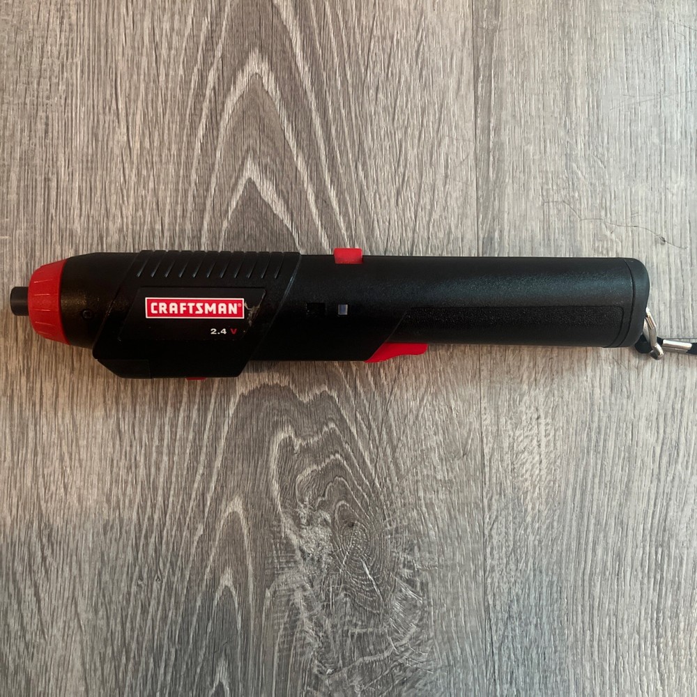 craftsman Cordless Screwdriver Model 973.111380 2.4V TOOL ONLY UNTESTED