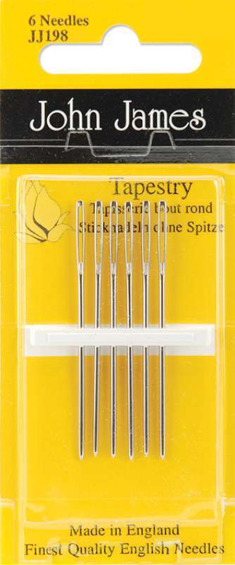 Gold Tapestry Hand Needles Size 24 3/Pkg
