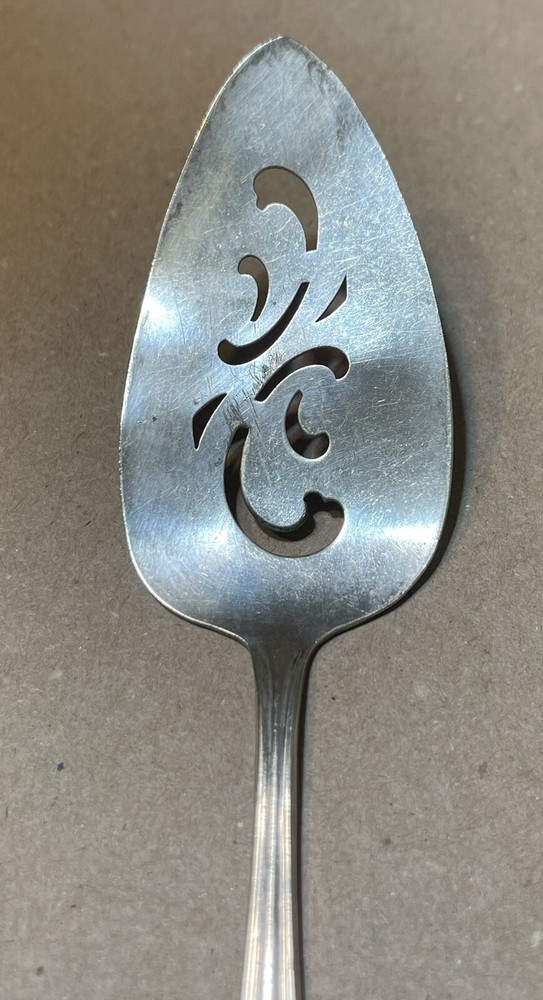 Oneida 1940 SILVER ROSE Silverplate SL&GH Rogers Flatware Pie Server & Spreader