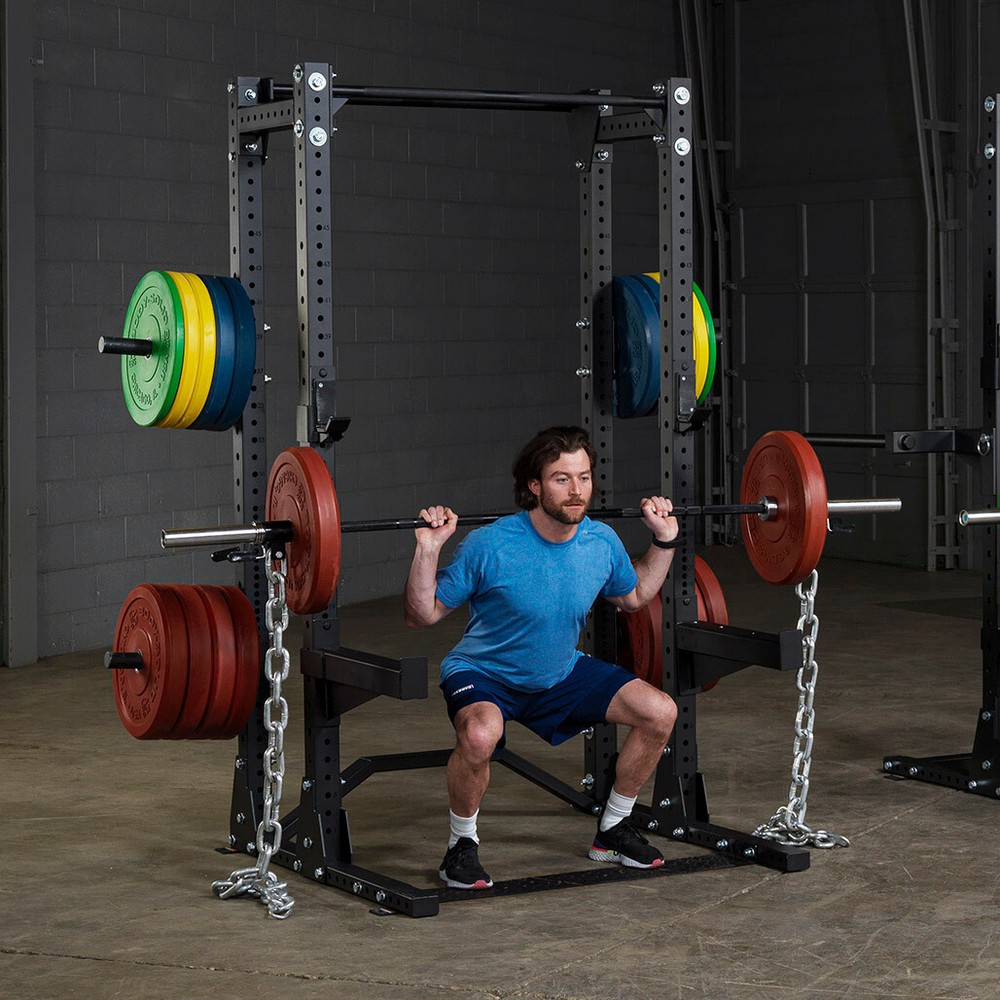 Body-Solid Pro ClubLine Half Rack with Rear Extension