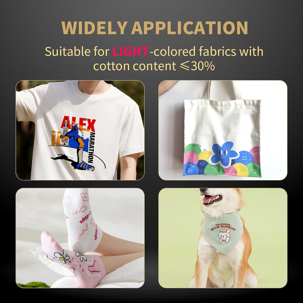 Sublimation Transfer Paper Heat Press Printing Craft Sheets