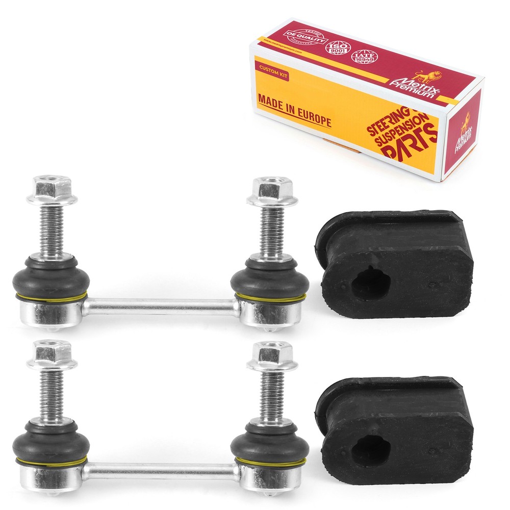 Front Sway Bar Link & Bar Bushing Set for Ford E-350 E450 Super Duty E-150 E-250