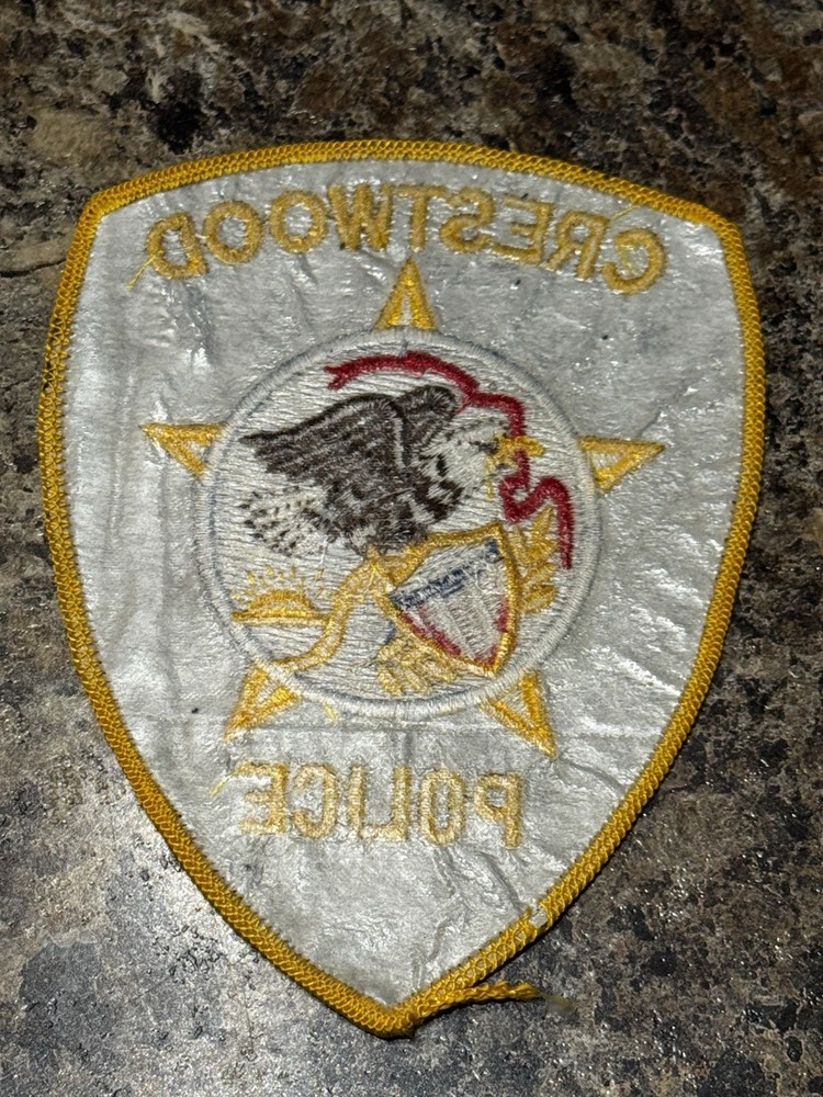 CRESTWOOD ILLINOIS POLICE PATCH