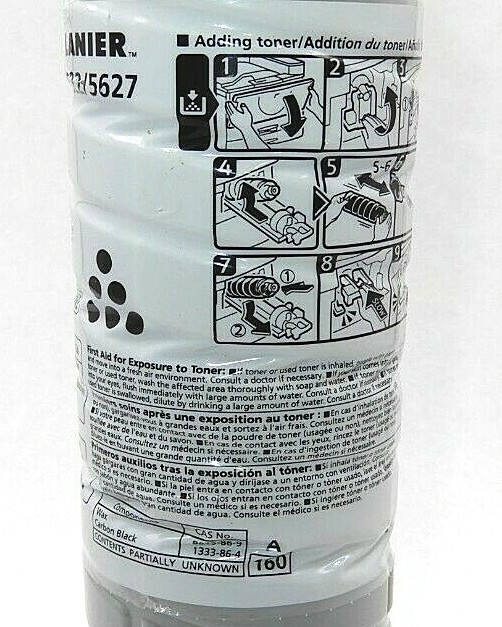 OEM GENUINE RICOH SAVIN LANIER TONER TYPE 2120D/25227 SINGLE BOTTLE EDP: 841337
