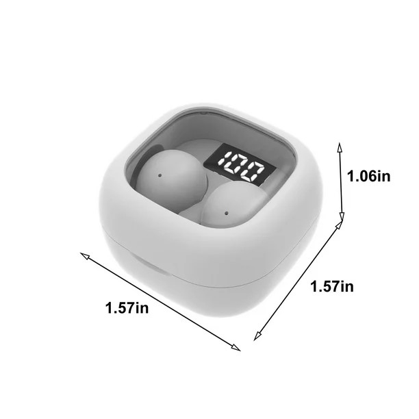 FRAZCOM Wireless Bluetooth 5.3, Waterproof Earphone Invisible In-Ear Earbuds