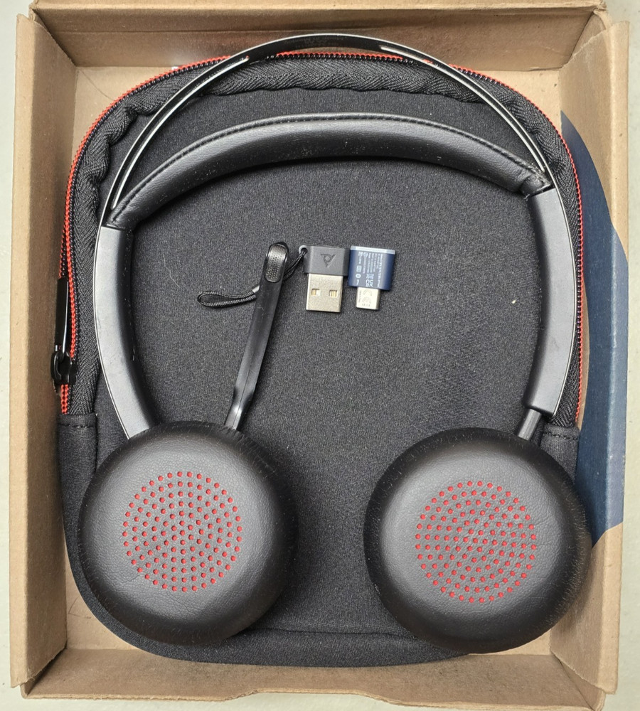 Poly Voyager Focus 2 UC Stereo Bluetooth Headset (Microsoft Teams Certified)