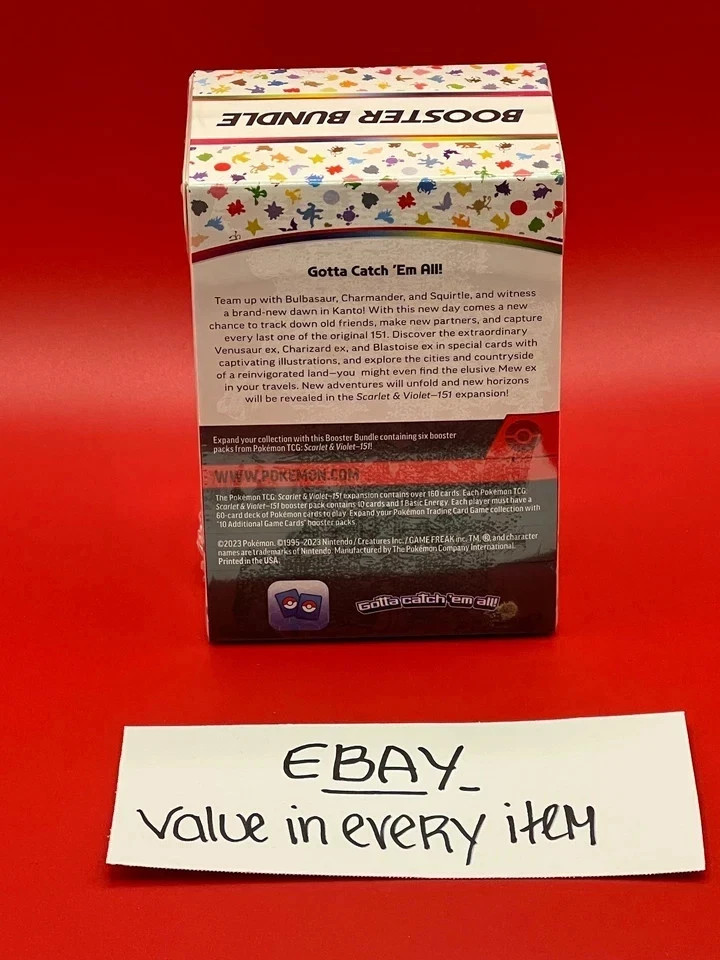 Pokemon TCG Scarlet & Violet 151 Booster Bundle BRAND NEW FACTORY SEALED