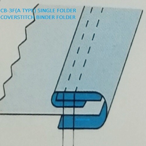 Coverstitch Folder Size 2 1/4 Single Fold CB-3F Binder