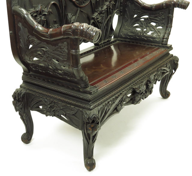 Japanese Export Hardwood Bench