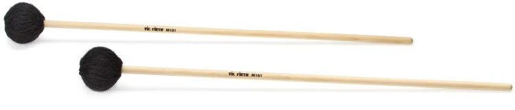 Vic Firth M181 Corpsmaster Marimba Mallets - Medium Soft