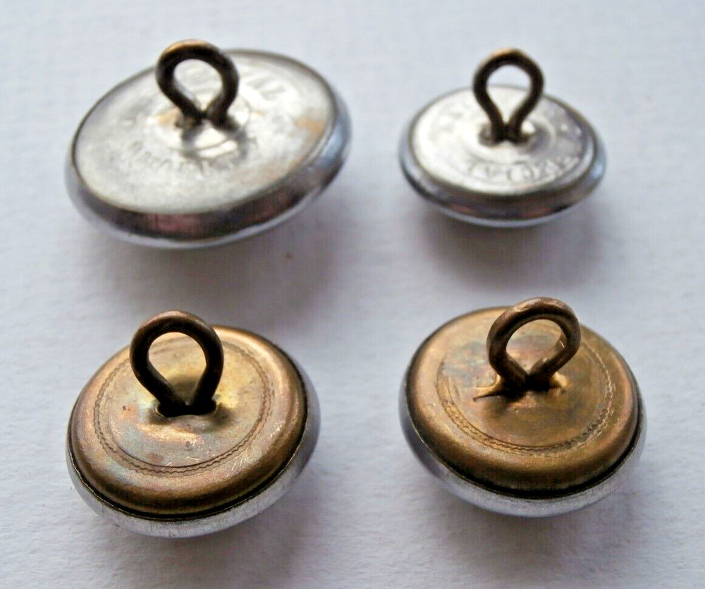 4 Obsolete Lancashire Constabulary Uniform Buttons