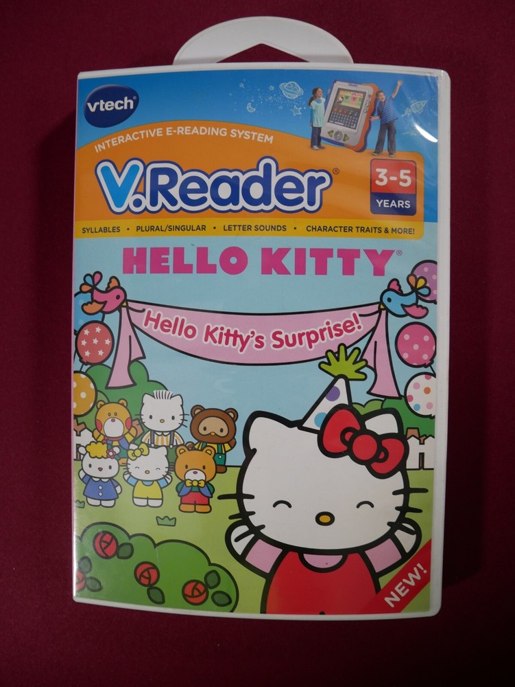VTech V.Reader Hello Kitty's Surprise Interactive Reading Games 3-5 Years