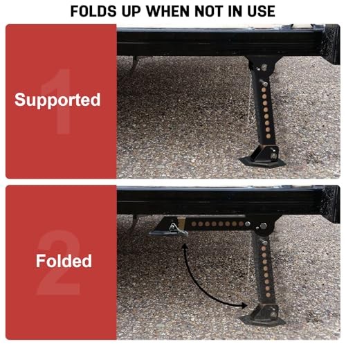 Telescoping RV Camper Accessories - 2 Pack Trailer Stabilizer Jacks,