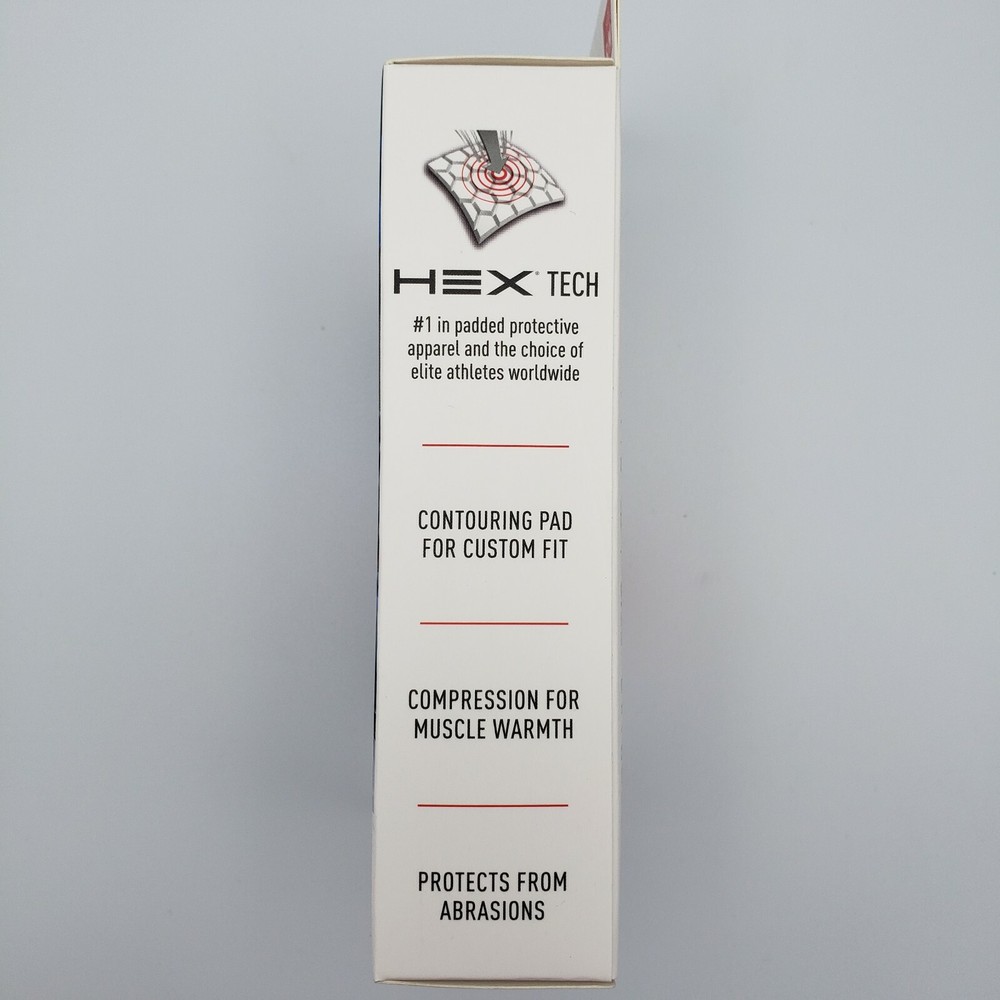 McDavid Hex Tech Padded Compression Shooter Sleeve (Small -- XLarge) White