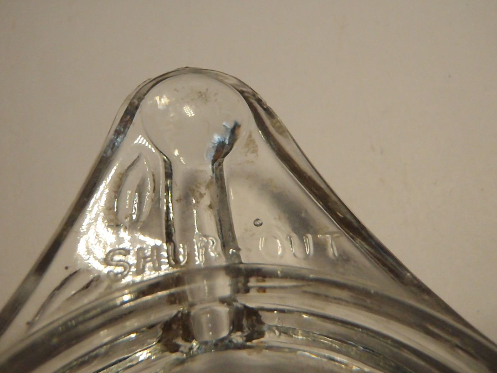 VERY RARE 1939 PYREX ORIGINAL ADVERTISING GLASS ASHTRAY BIRTHDAY PARTY ANNIV.