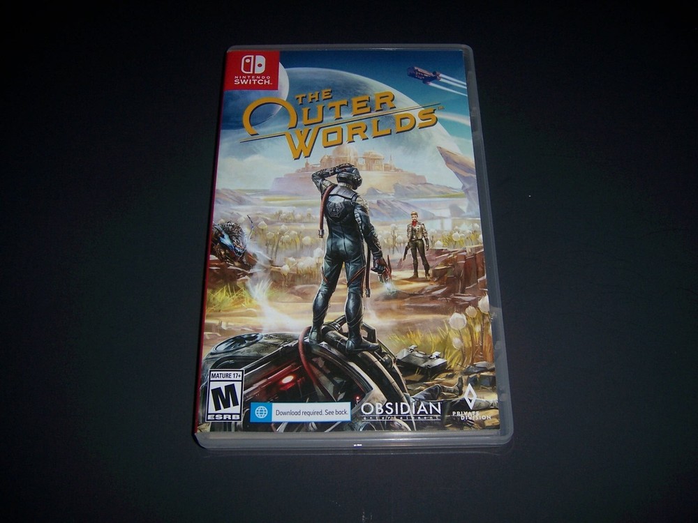 Authentic Replacement Case ONLY for THE OUTER WORLDS - Nintendo Switch Box