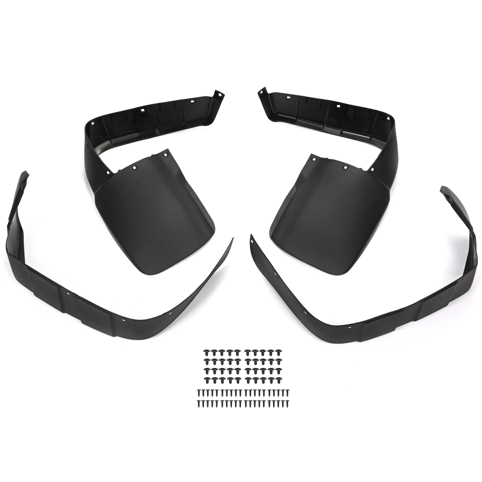 Black Fender Flaps Mud Splash Guards For Honda FourTrax TRX300 TRX 300 FW 96-00