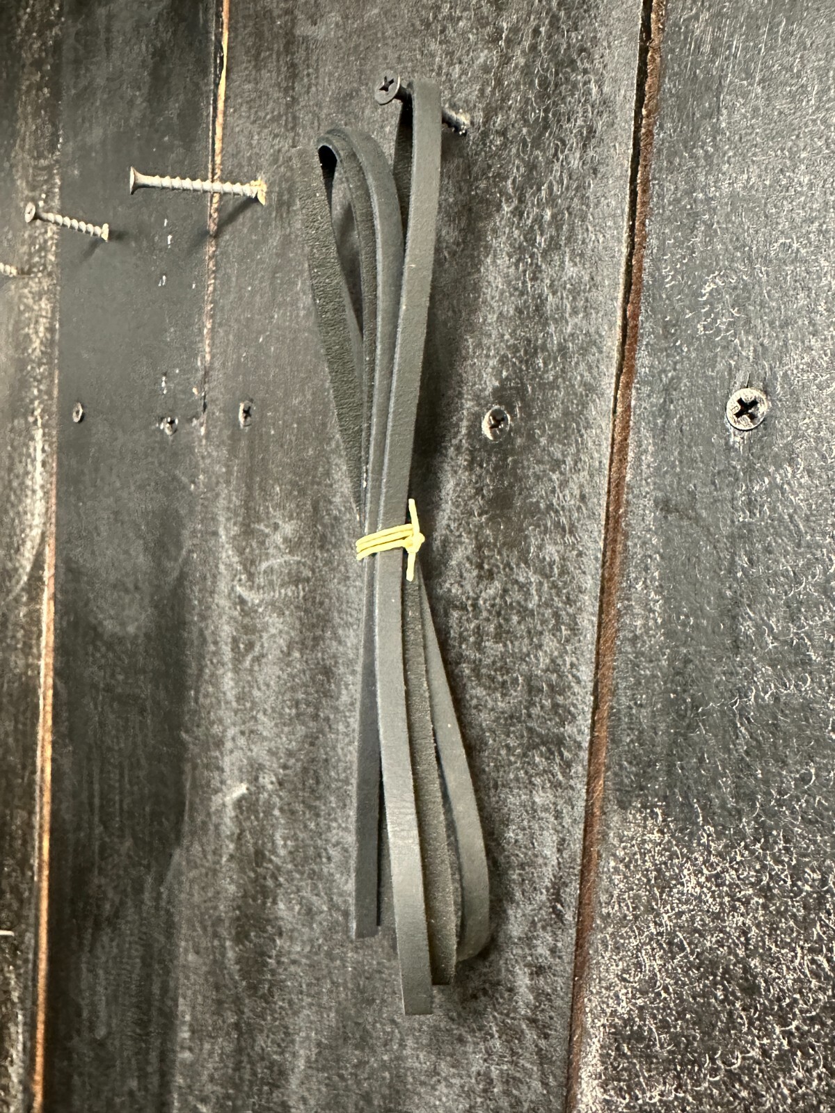 BLACK Genuine Leather Lace 1/4” x 72” Strip Cord Braiding String Lacing 6mm