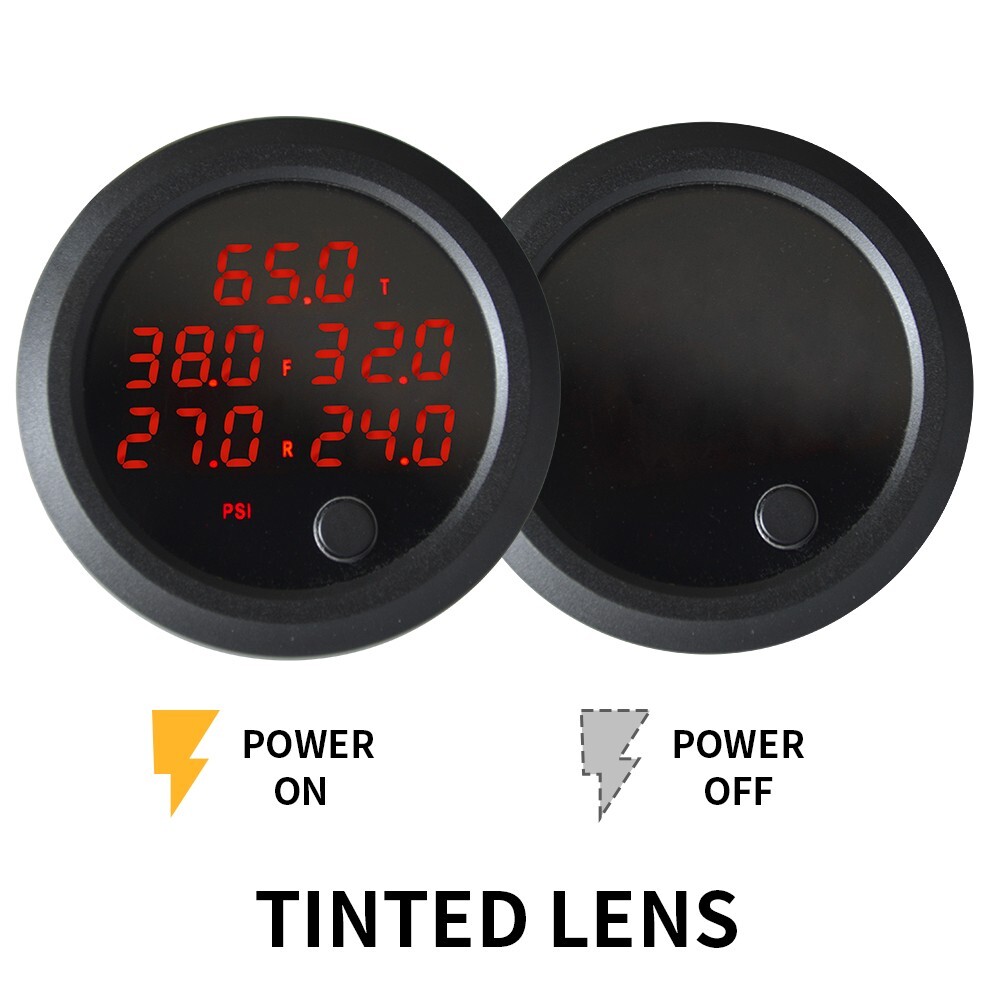 5 in 1 Display Air Suspension Pressure Gauge + Solenoid Valve + Control Panel