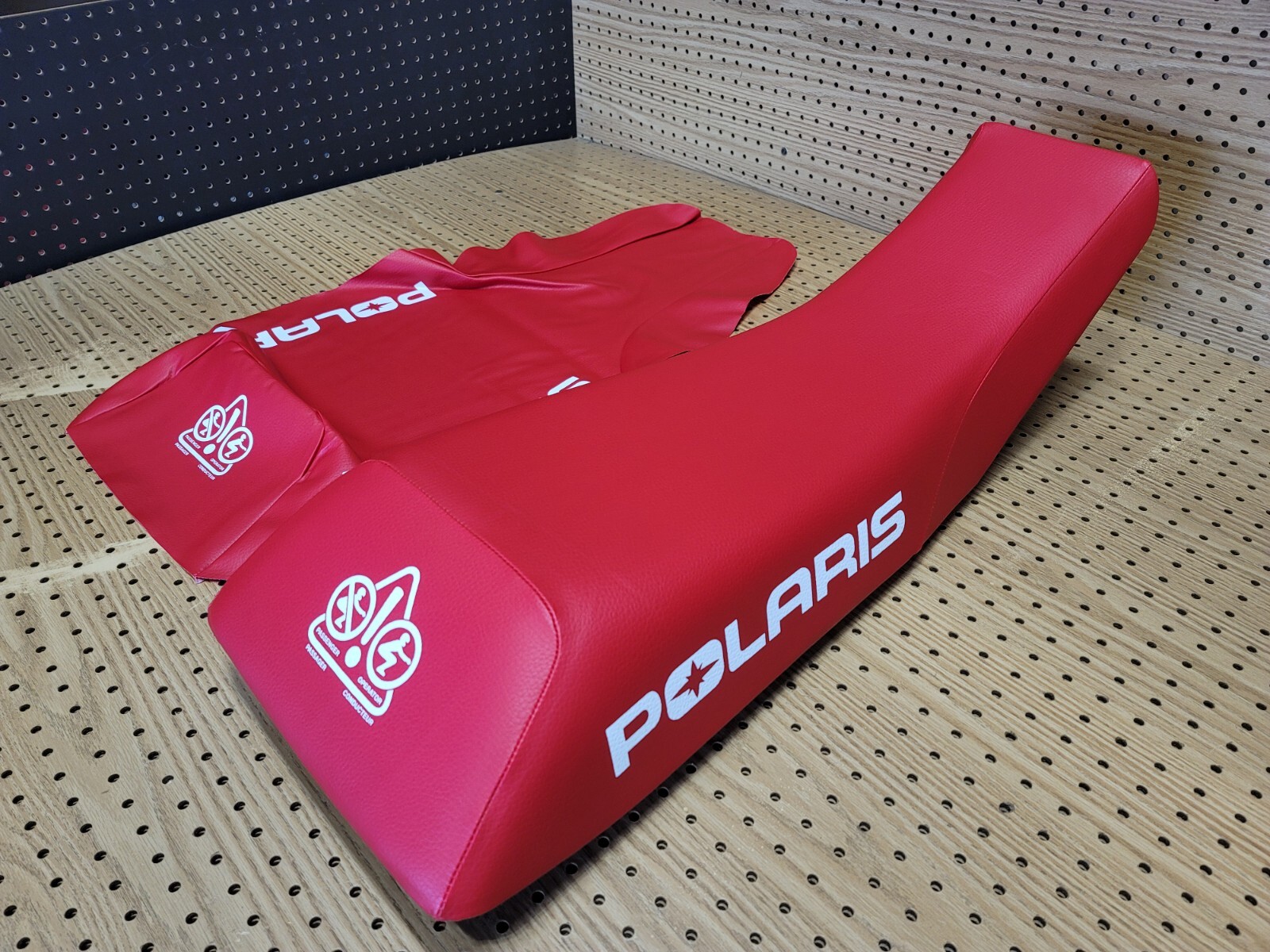 POLARIS SCRAMBLER 250 400 500 SEAT COVER 1995 TO 2003 (red) [P*-34]
