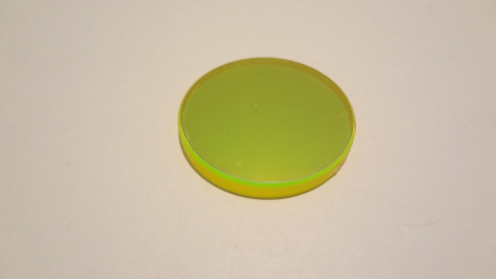 NIKON GIF, GREEN INTERFERENCE INSERT FILTER 25MM MF33 **NICE CLEAR FILTER**