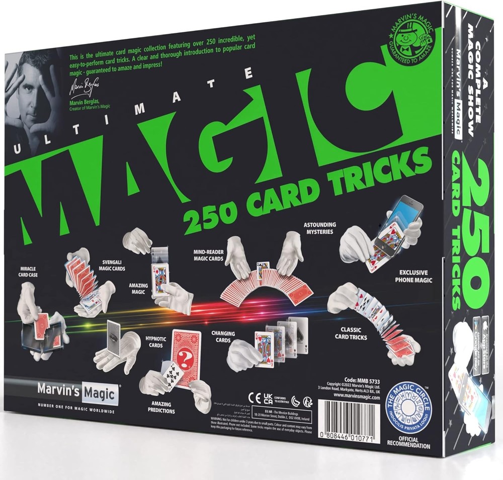 Ultimate 250 Card Tricks Set - 2.5 x 3.5 inches, Multi