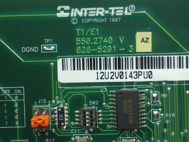 Inter-Tel T1/E1 - 550.2740 Circuit Card