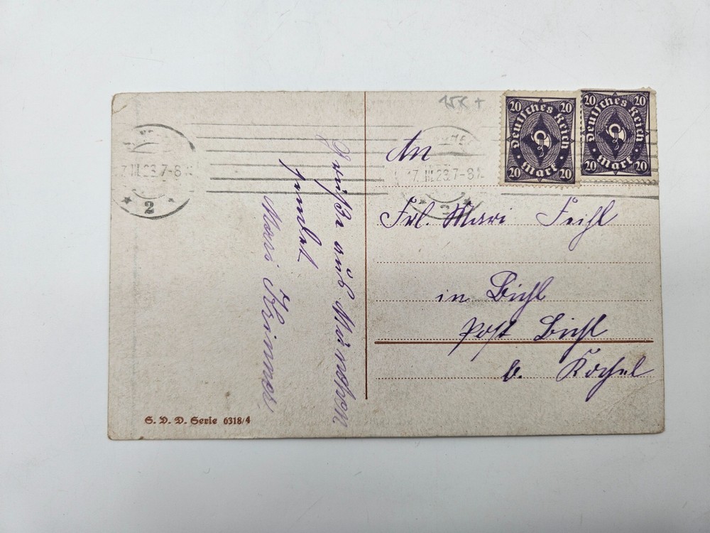 HA1984: Postcard, IN Rose Garden