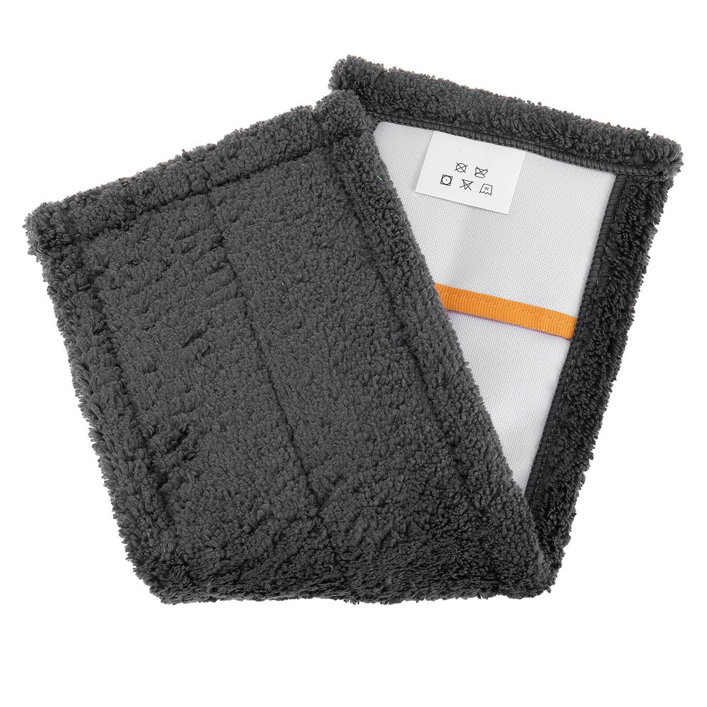8Pcs Replacement Microfiber Cleaning Refill Pads For Flat Mop 18'' Reusable Tool