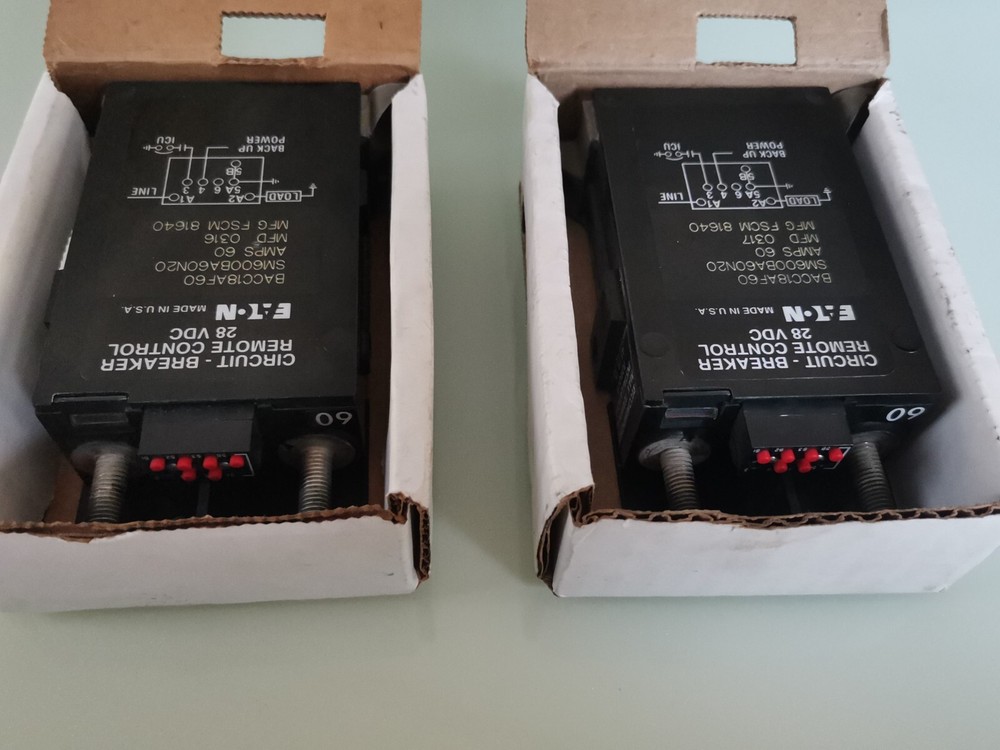 E.T.N REMOTE CONTROL CIRCUIT BREAKER 28VDC