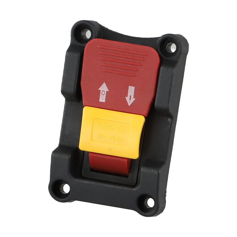 Easily Identifiable Locking Key Switch Rated at 20A for Electric Tools